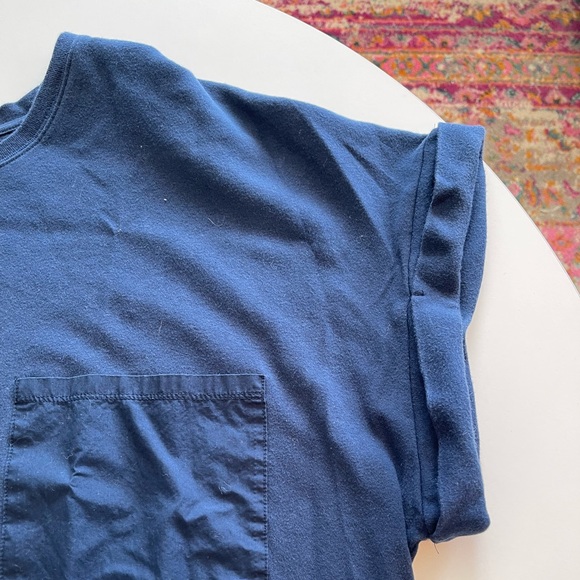 Avia Navy Blue Short Sleeve Sweatshirt - Picture 5 of 6